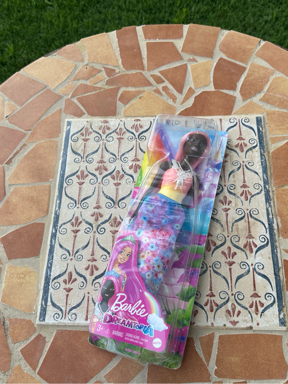 Discontinued Barbie Rainbow Mermaid Doll - Pink, Purple, Blue, Yellow